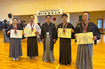 2023 Muso Jikden Eishin-ryu Iaido Kanto Tournament Prize winner